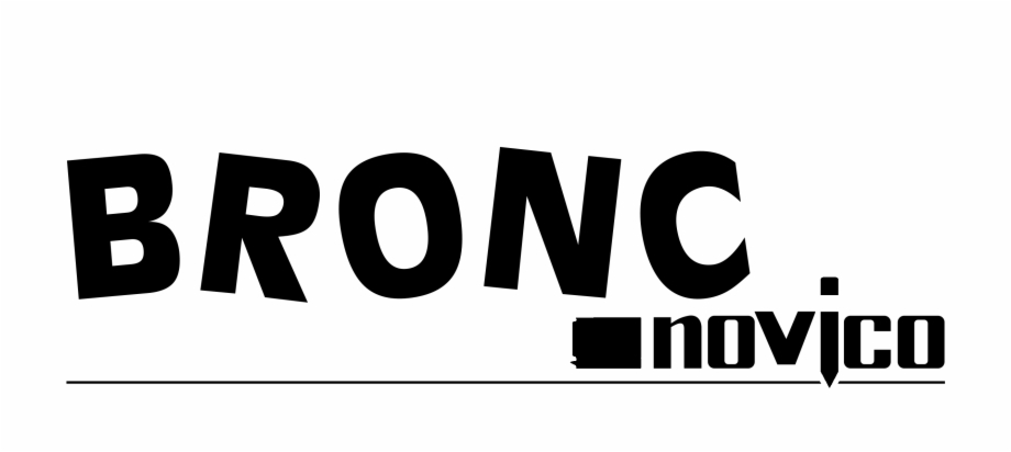 Quincaillerie Bronco Logo Black And White Parallel