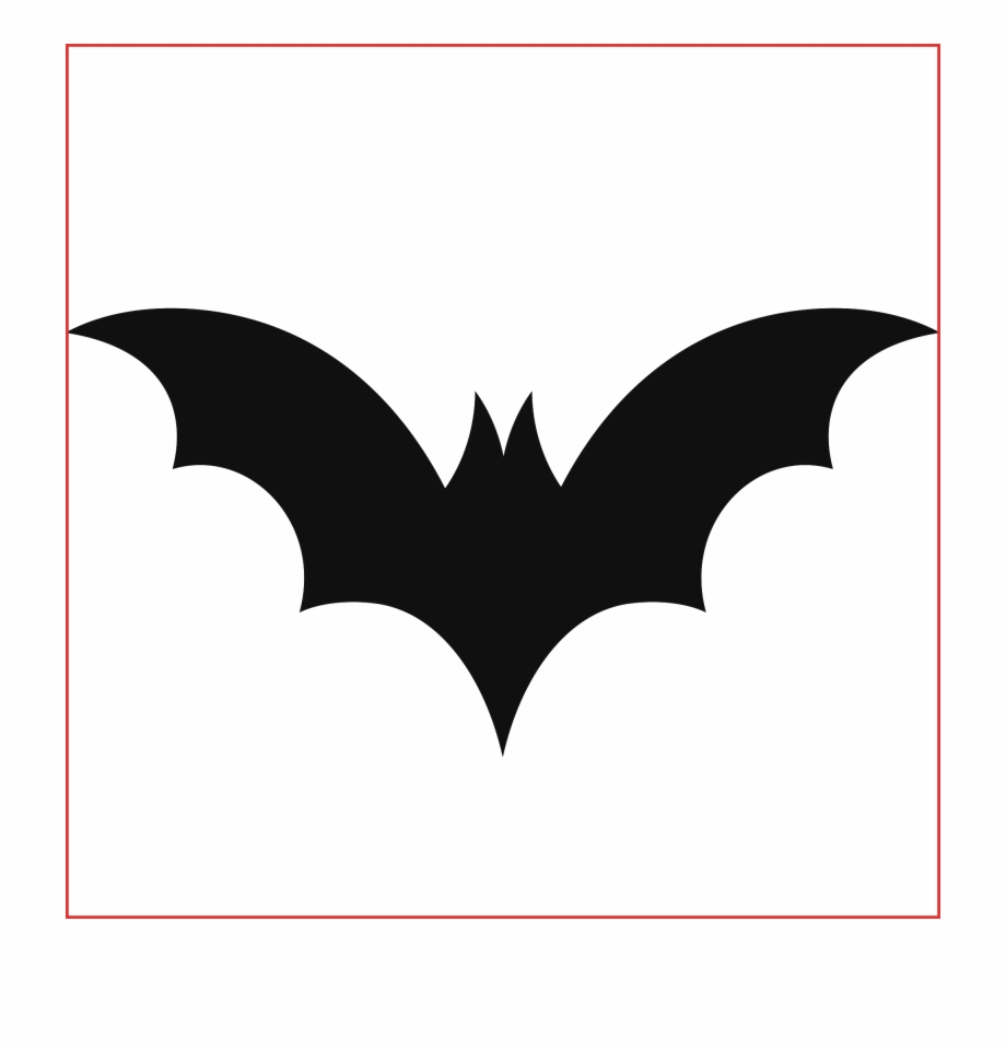 Open Bat Pumpkin Stencil