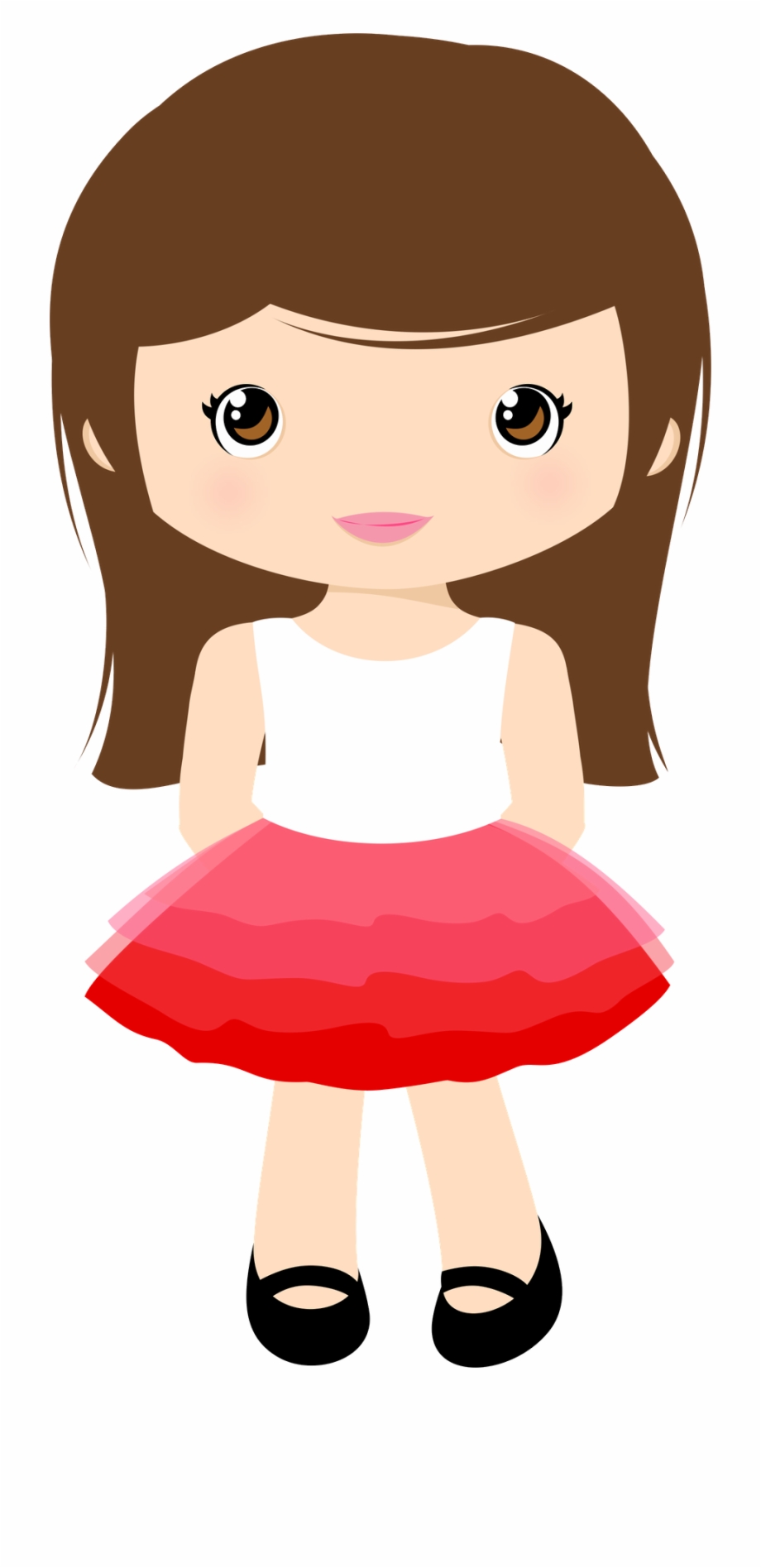 Girl With Book Clipart Png Nias