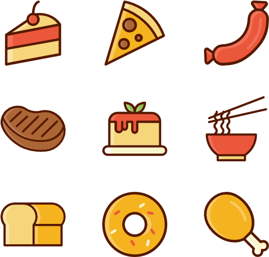 Food Proteins Cartoon Icon - Clip Art Library