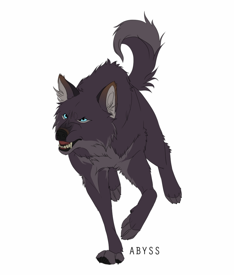 Grey And Black Wolf Drawing