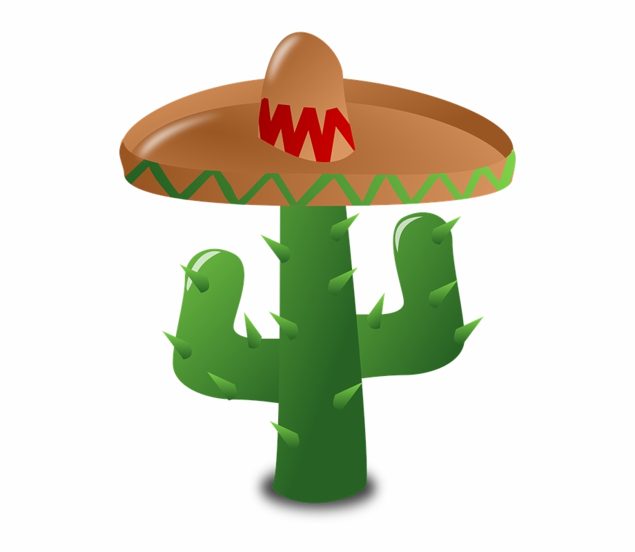 Cactus Mexico Desert Cacti Hat Sombrero Cinco De