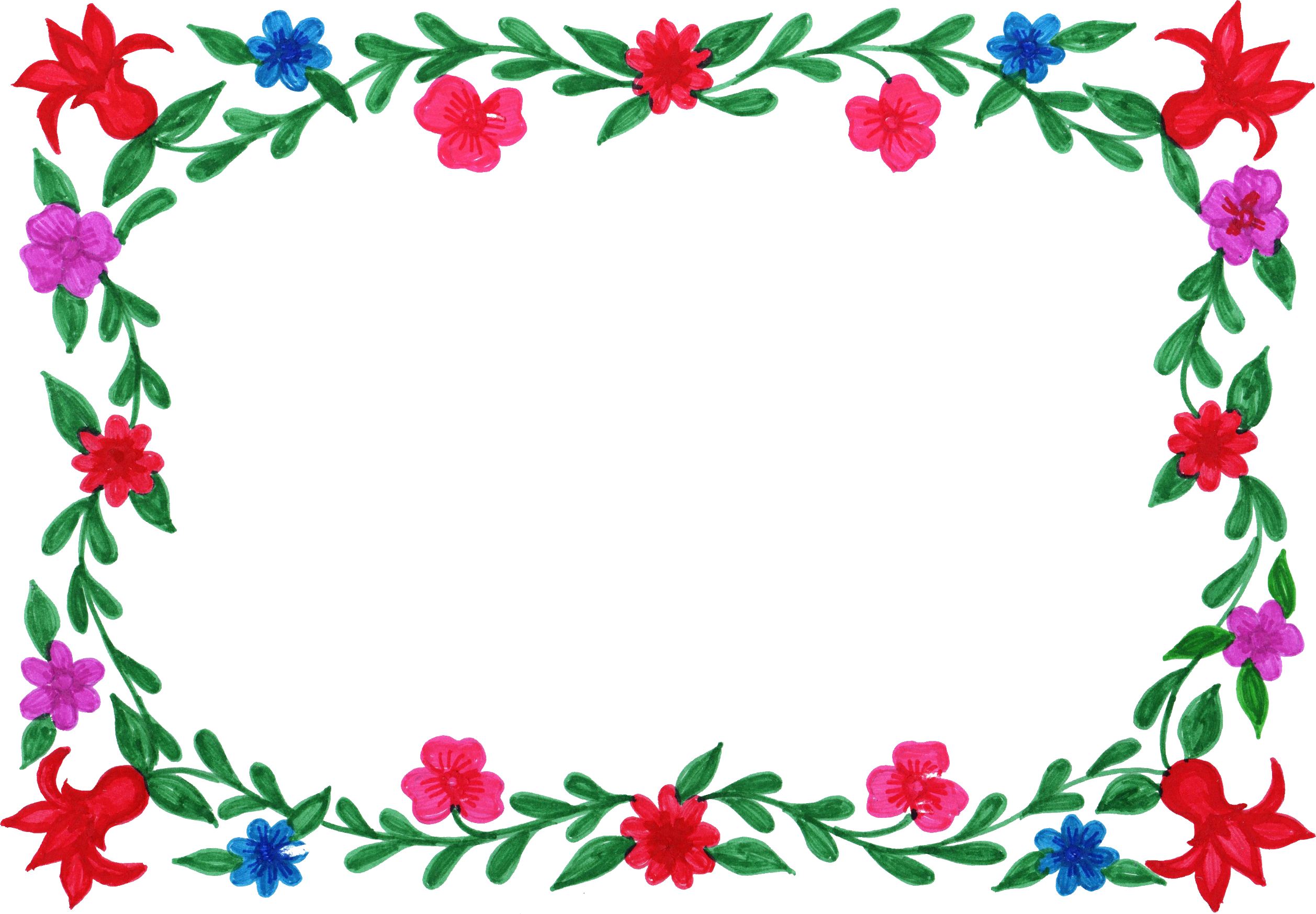 Free Transparent Floral Frame, Download Free Clip Art, Free Clip Art on
