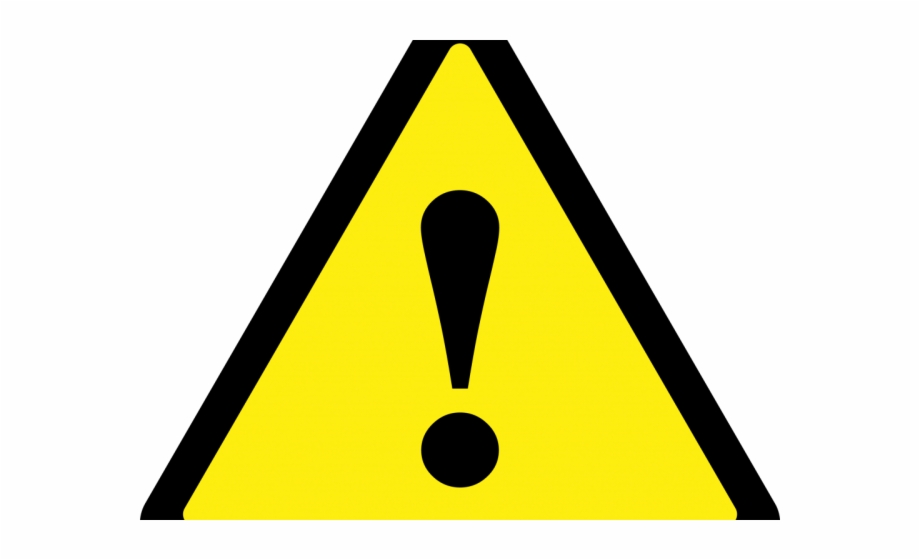 Caution Triangle Symbol Yellow Warning Triangle Png