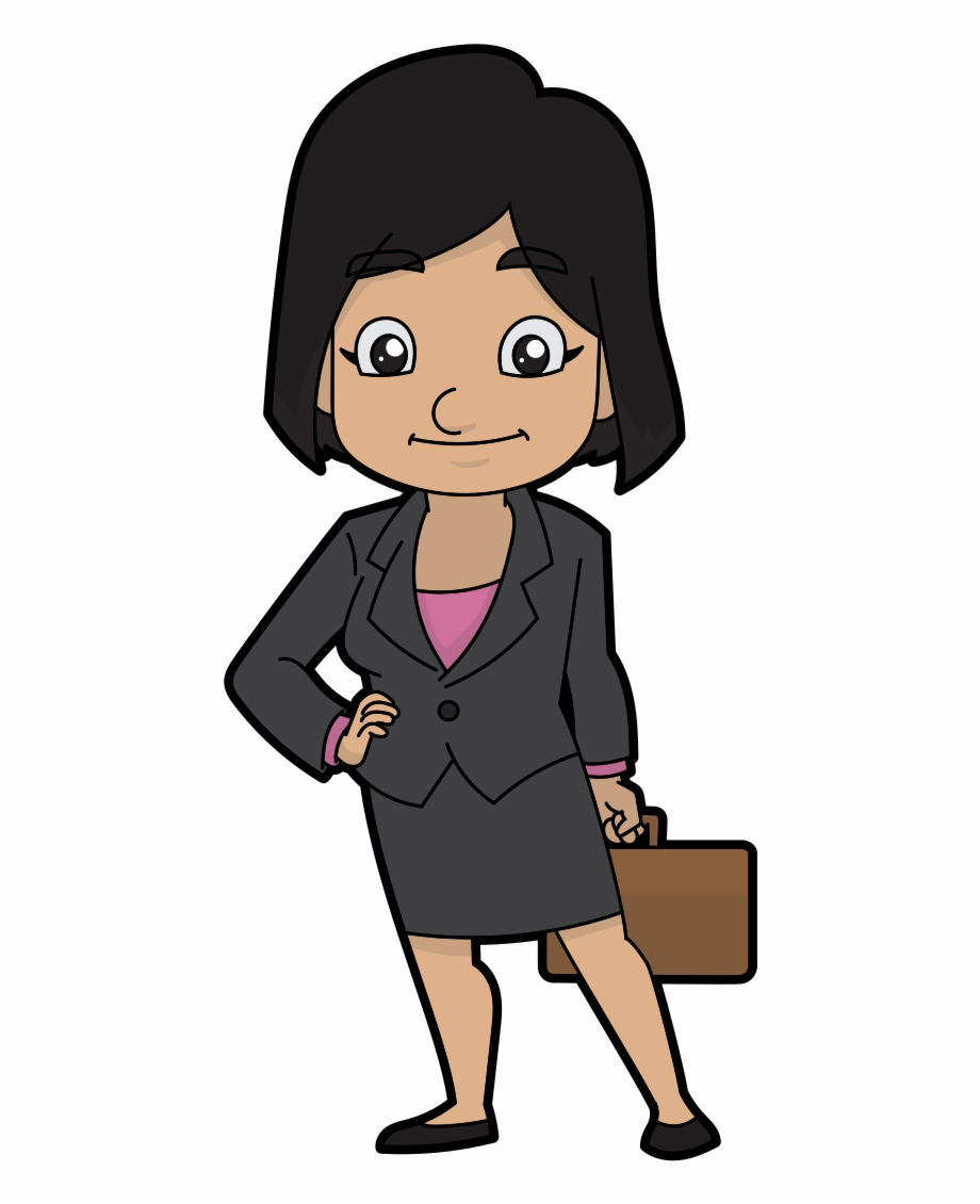 Confident Png Transparent Background Cartoon Images Of Business