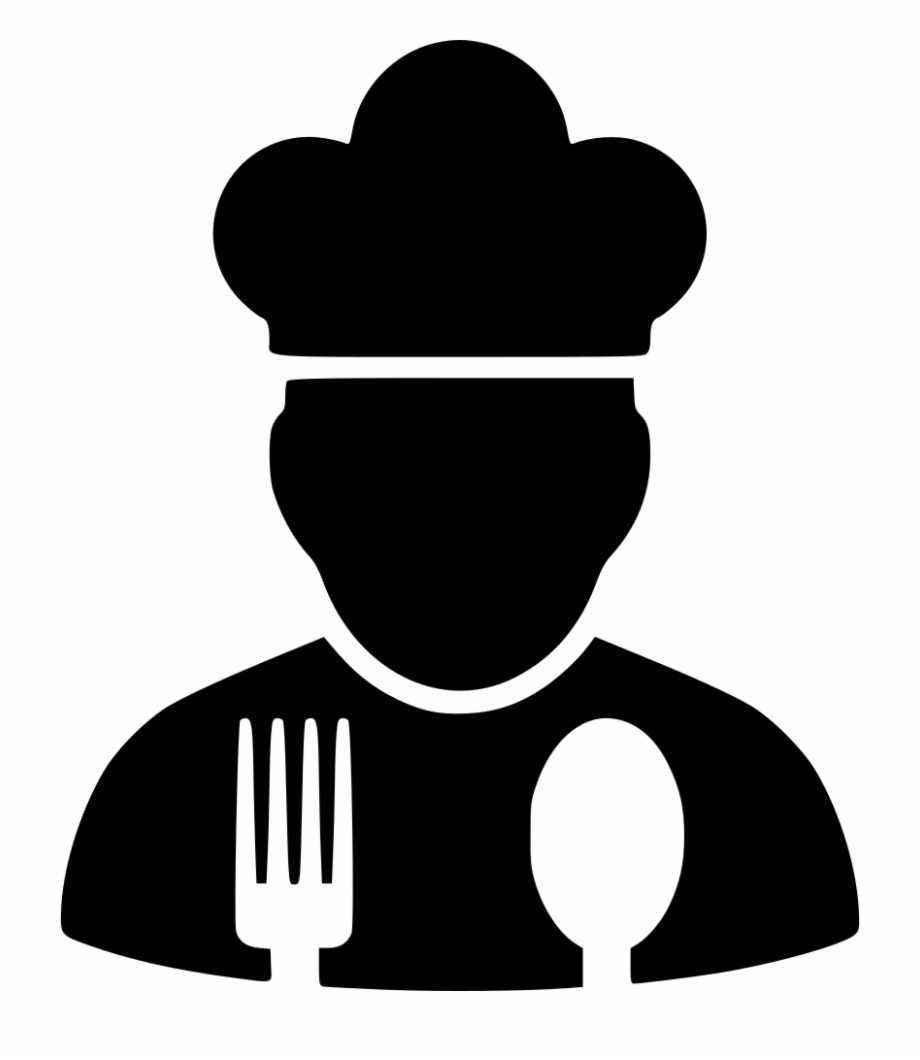 Cooking Chef Restaurant Black Black And White Png