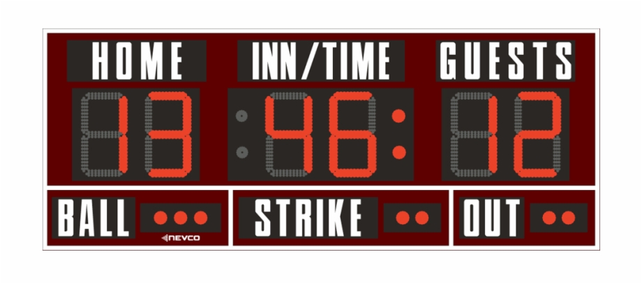 Economical Scoreboard With Time Led Display