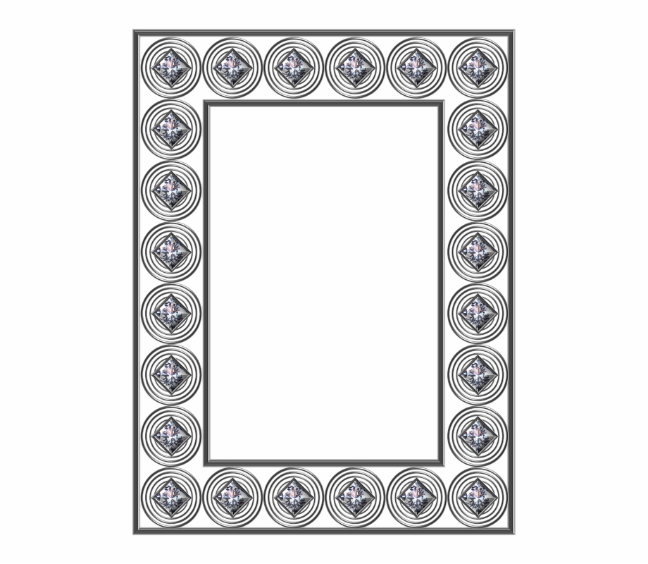 Diamond Picture Frame Transparent