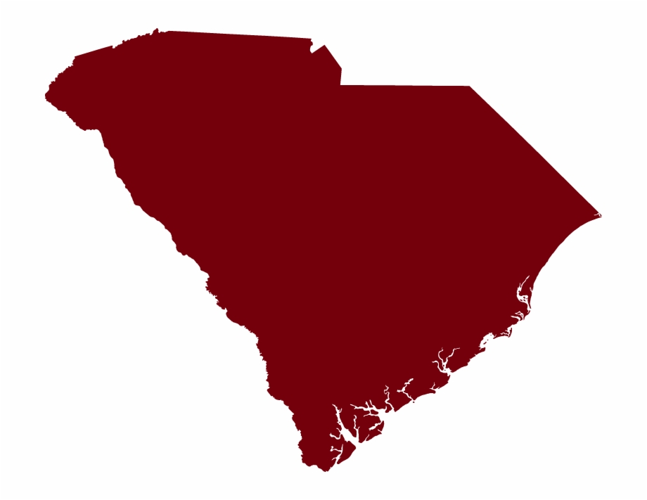Mission Sc Map South Carolina Clipart