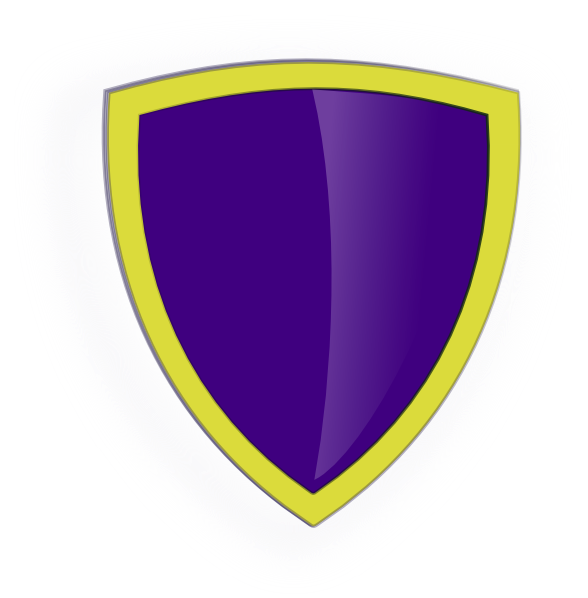 Security Shield Clipart Symbol Purple And Gold Shield