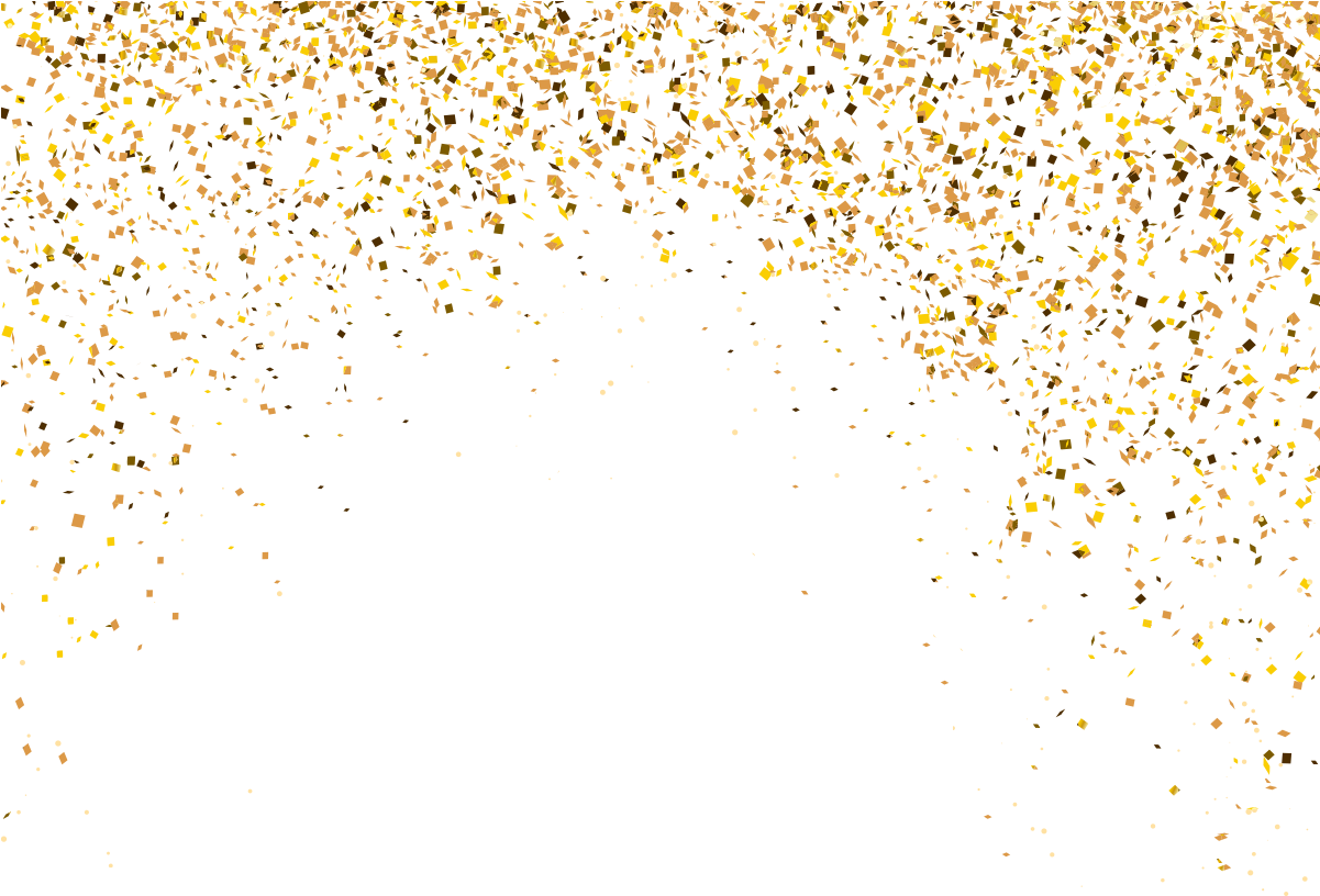 Explosion Particle Irregular Background Gold Particles Transparent Background