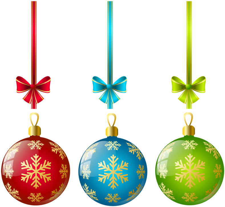 Christmas Decorations Clipart Christmas Ornaments Clipart Transparent Background