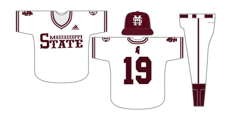 Picture Uniform Mississippi State Baseball