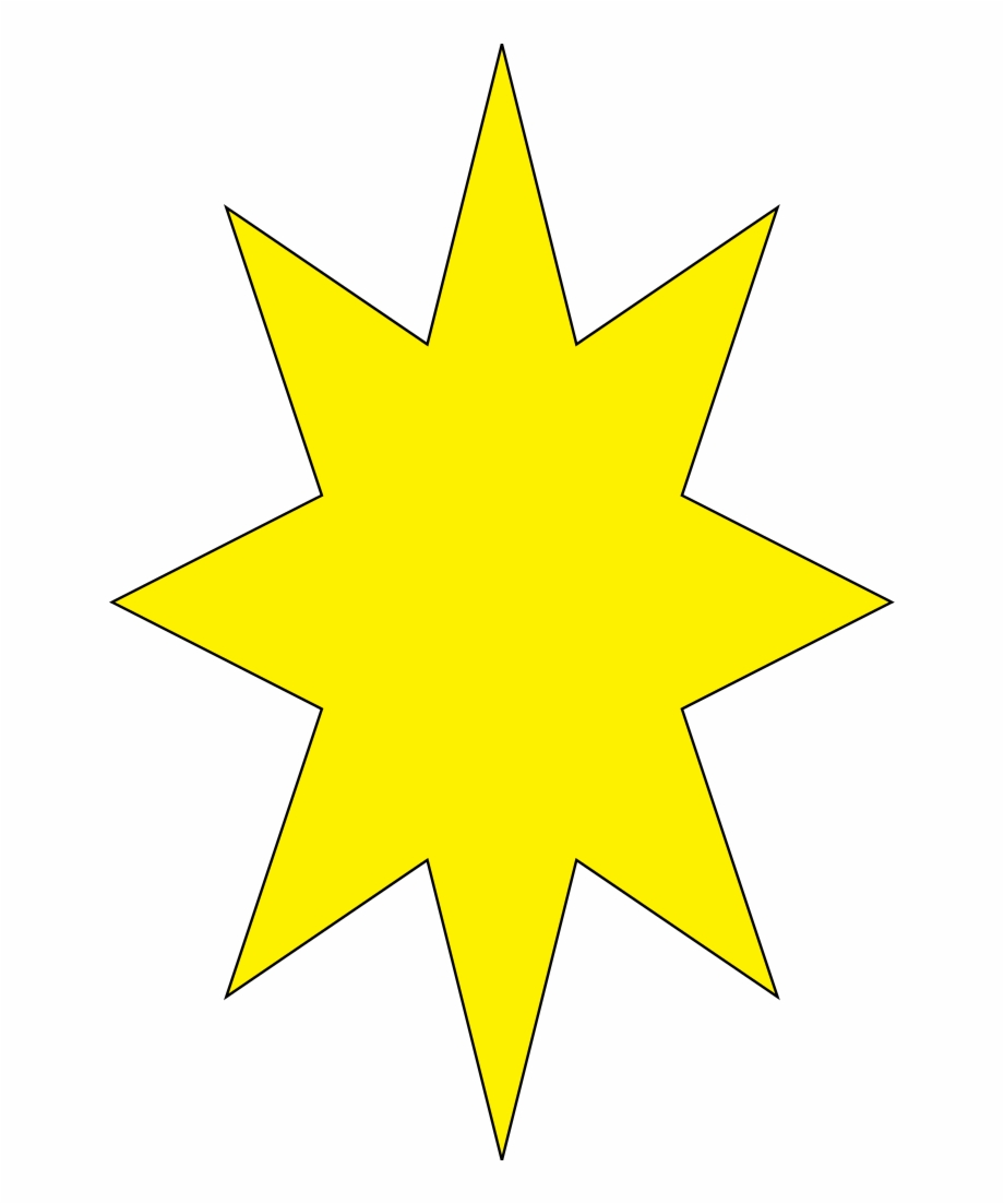 File 8 Point Star Svg Azerbaijan Flag