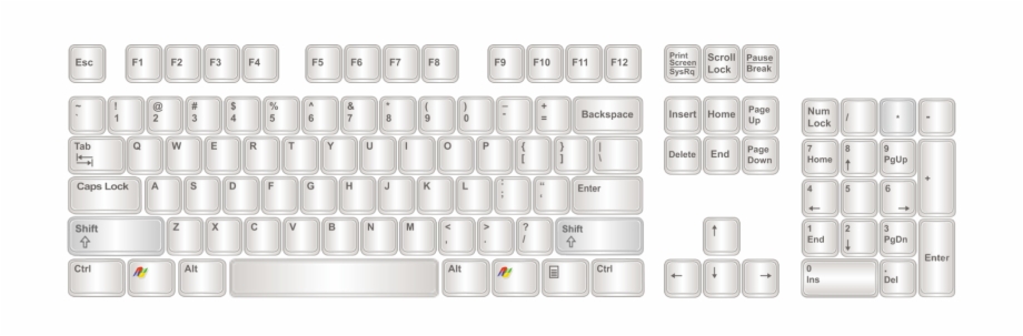computer keyboard keys png
