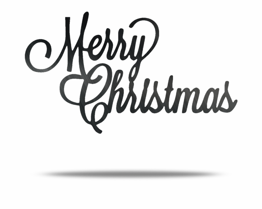 Merry Christmas Black Png - Clip Art Library