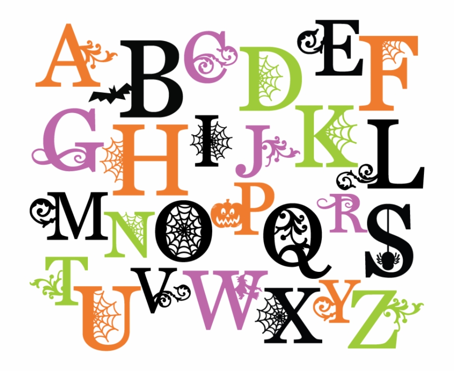 Png Stock Halloween Alphabet Letter Pencil And In