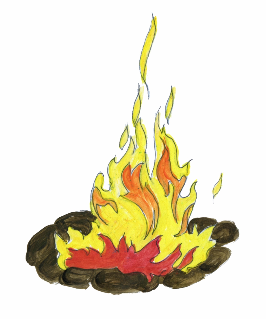 Fire Place Drawing At Getdrawings Illustration