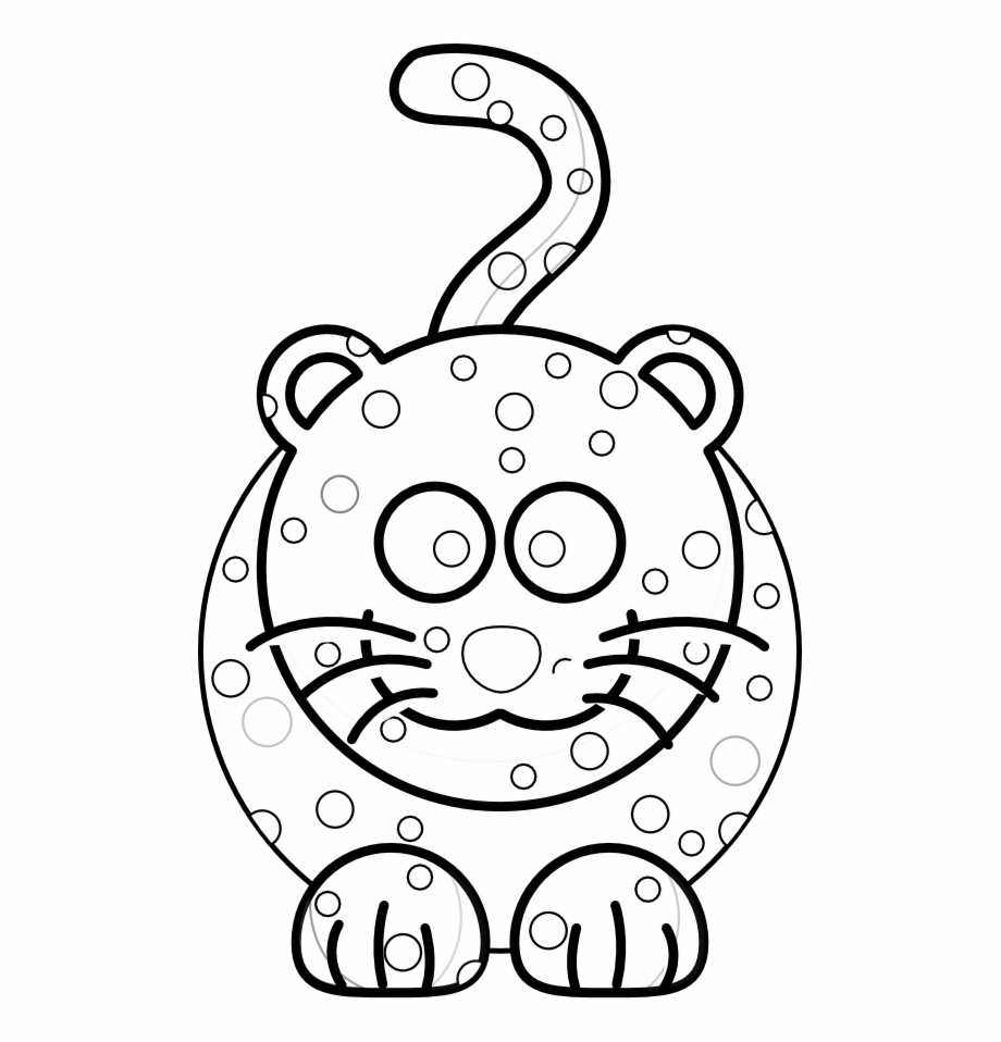easy to draw cartoon tiger
