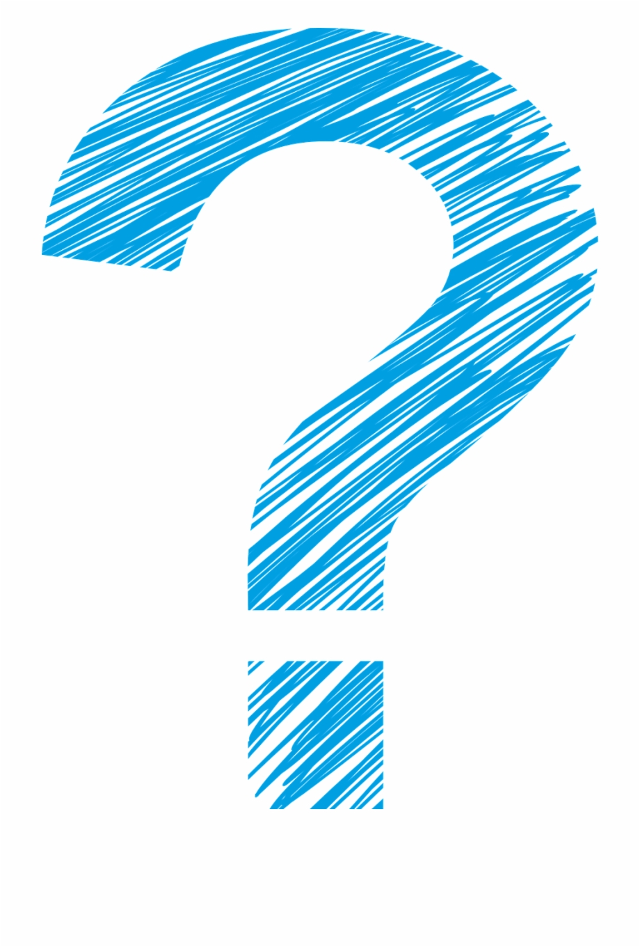 The Question Mark Sign Question Png Image Blue