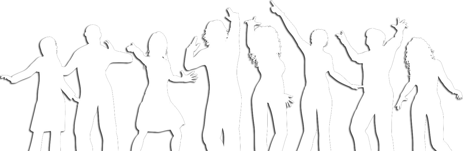 White People Png White Silhouette Of People Png