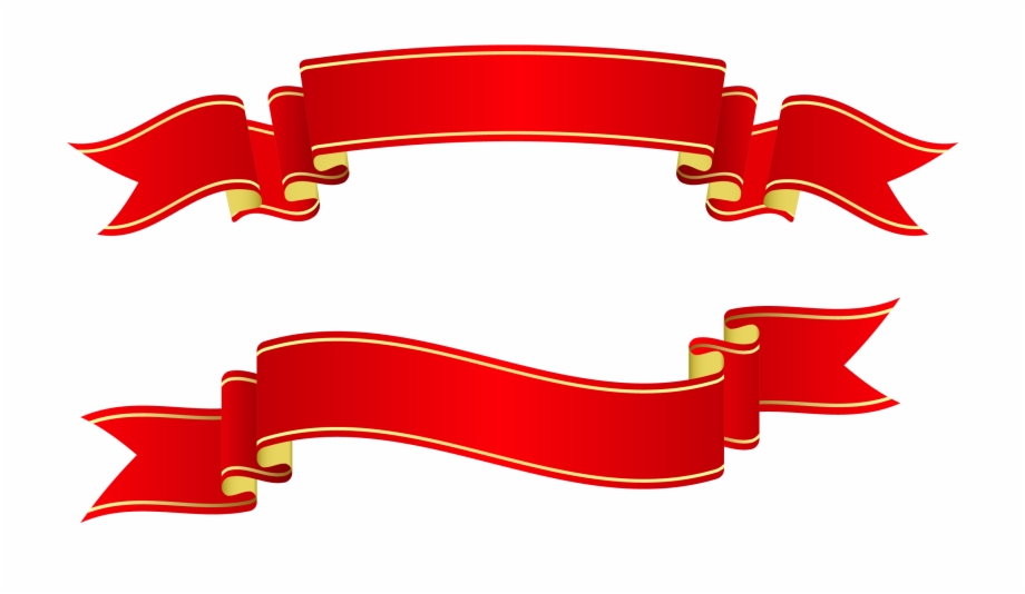 Banner Ribbon Png Christmas Ribbon Banner