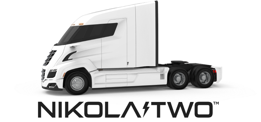 Nikola Two Logo2 Trailer Truck
