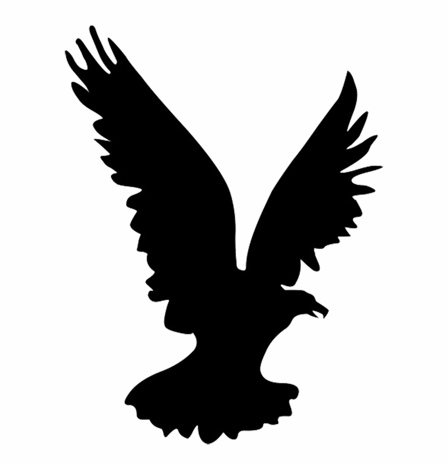 silhouette eagle clip art
