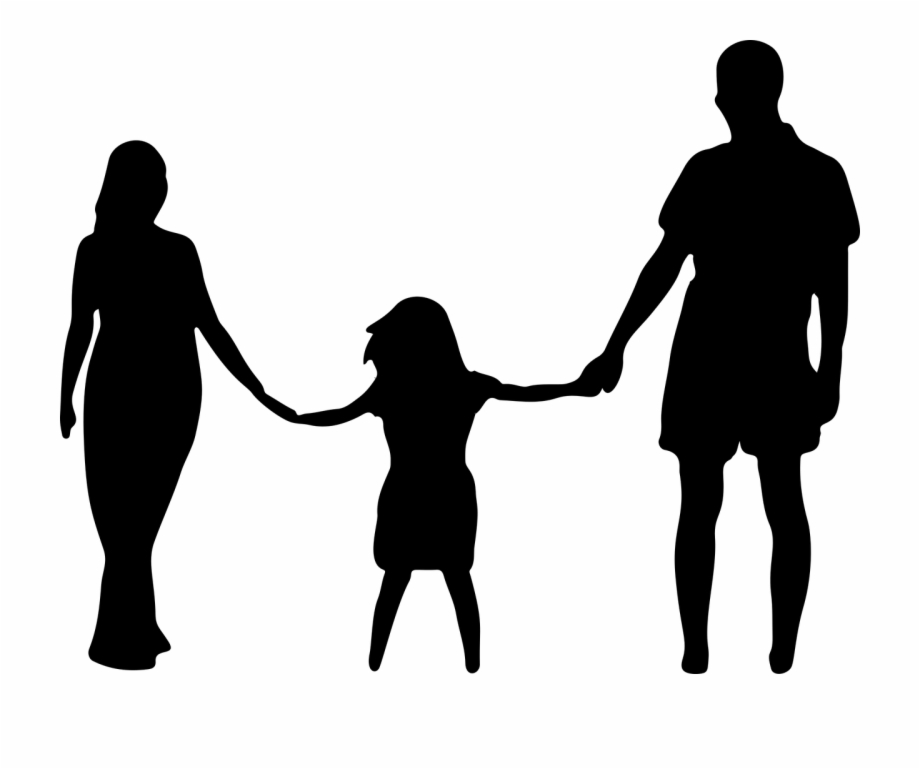 parents and daughter clipart
