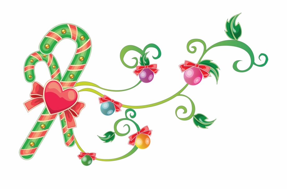 Transparent Christmas Candy Vector