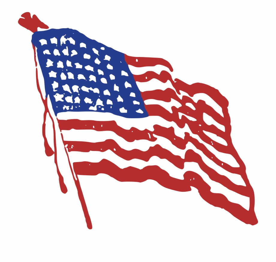 transparent background american flag clip art
