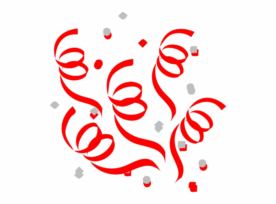 Red Confetti Explosion Clip Art At Vector Clip