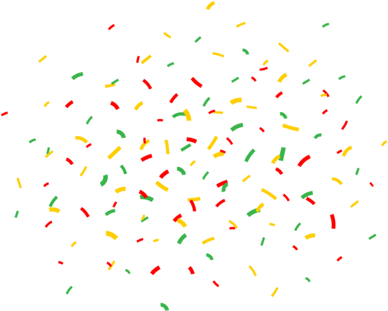 Colorful Confetti Vector Background For Birthday Celebration Confetti