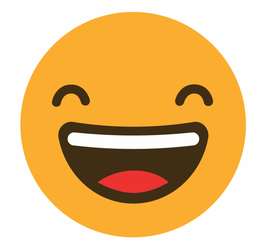 Happy Reaction Emoji Icon Vector Graphic Emoticon Icon