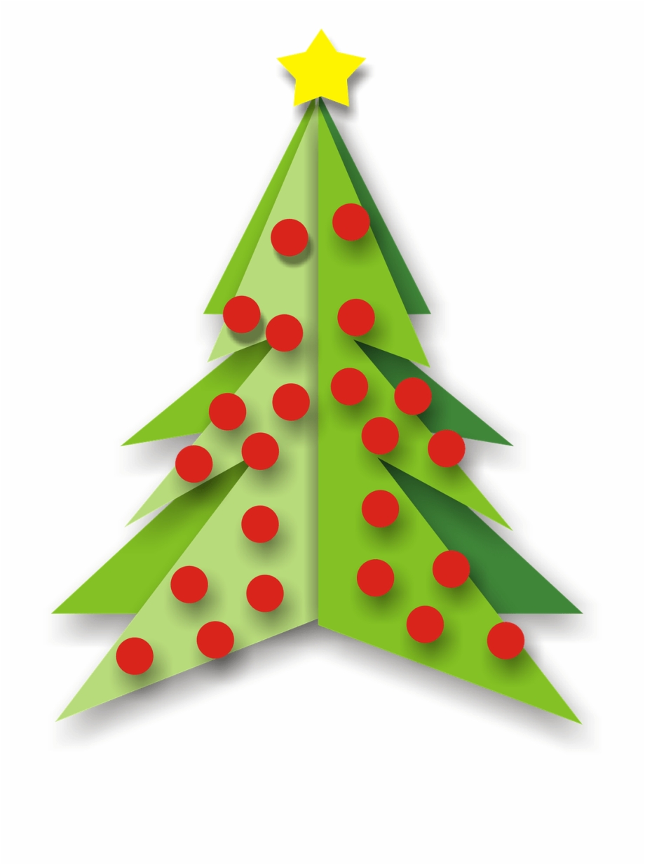 Christmas Tree With Red Balls Clipart Numberblocks Christmas
