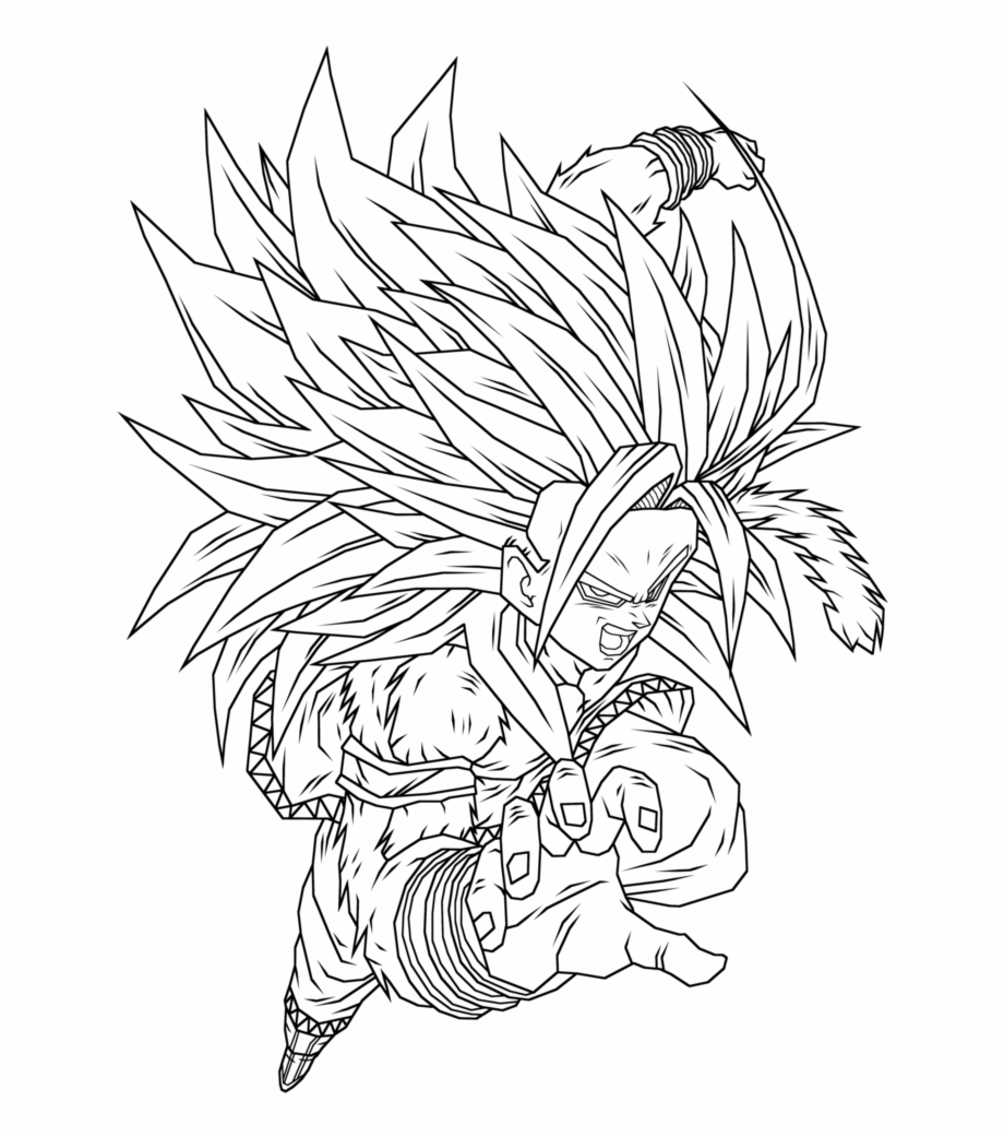 ultra instinct goku coloring pages

