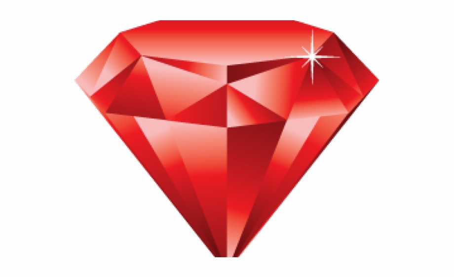 Gems Clipart Red Gem Diamond Png Color