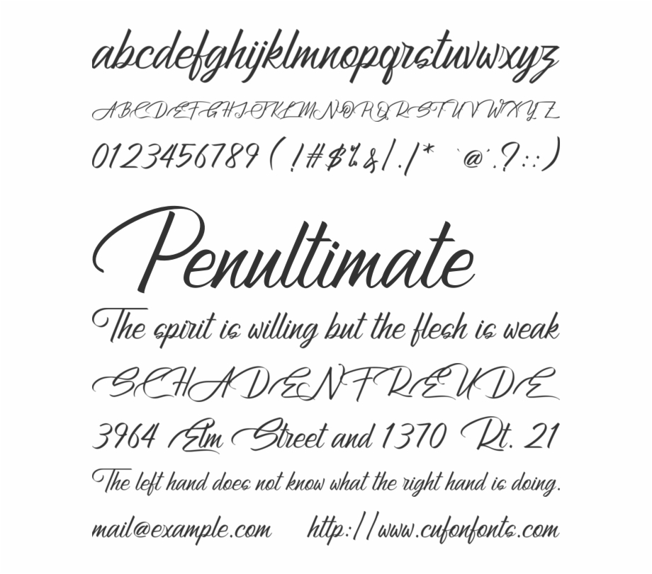 Merry Christmas Font Preview Handwriting