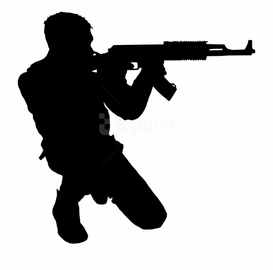 soldier silhouette png

