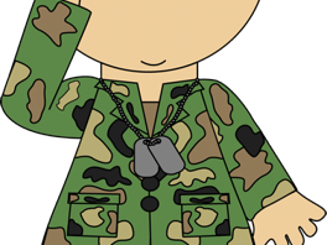 Soldier Saluting Cliparts Cartoon Kid Soldier