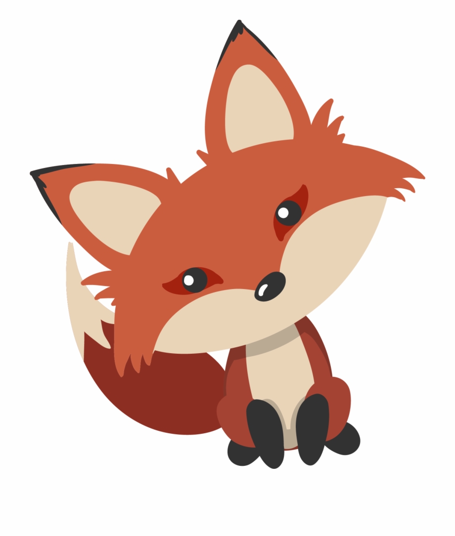 fox clipart transparent background
