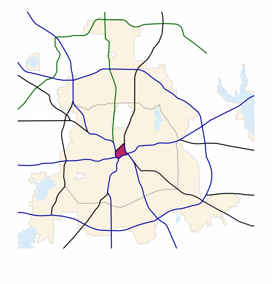 Dallas Vector Map