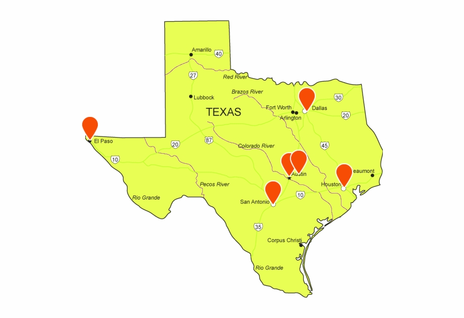 Find A Classroom Shape Of Texas Png