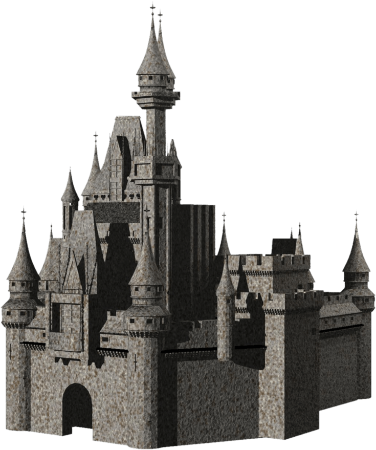 3D Castle Png