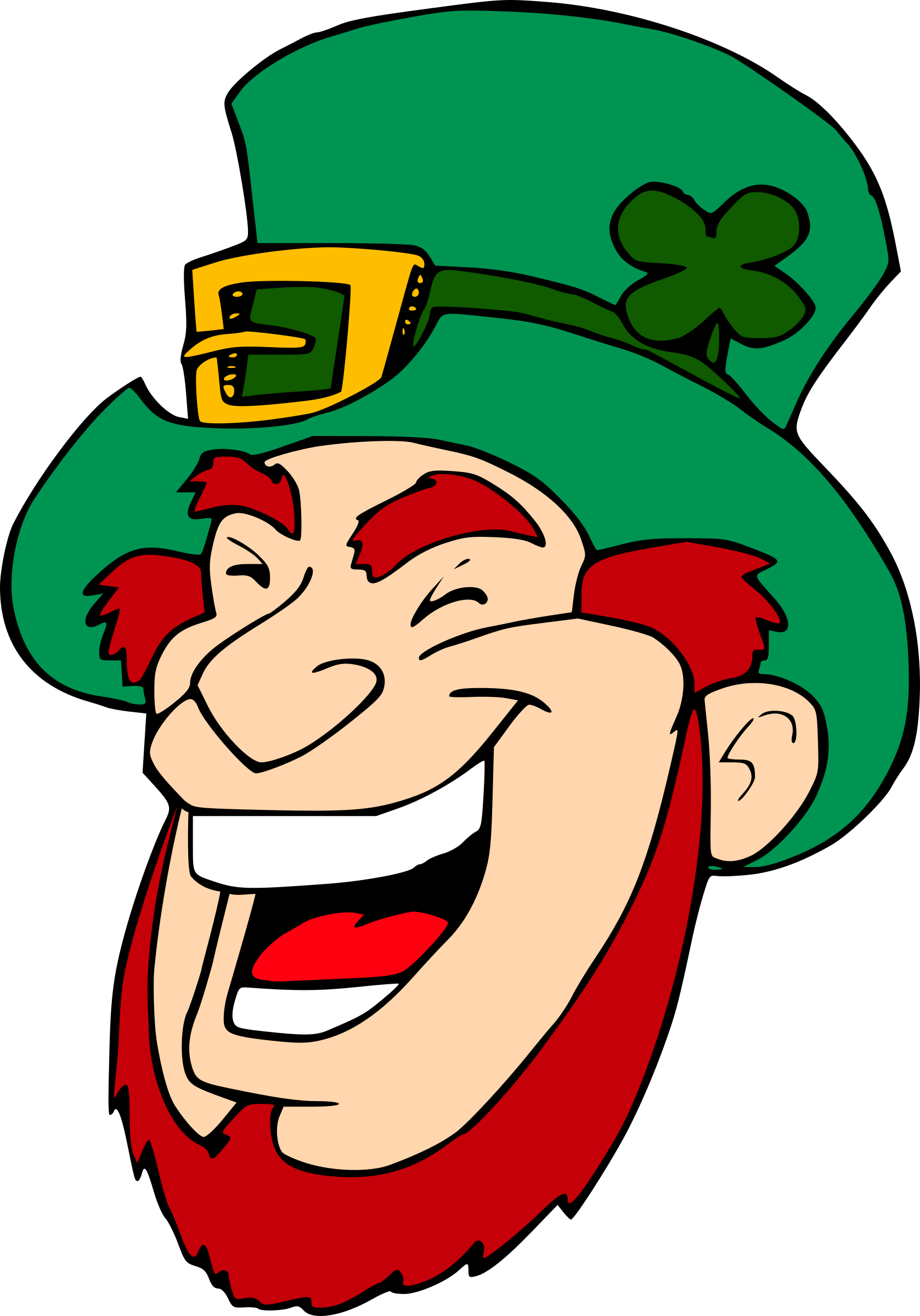 This Free Icons Png Design Of Laughing Leprechaun