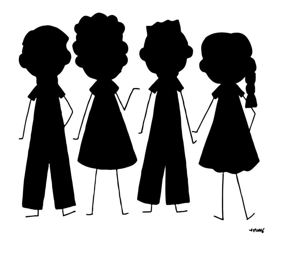 Human Cartoon Silhouette Illustration