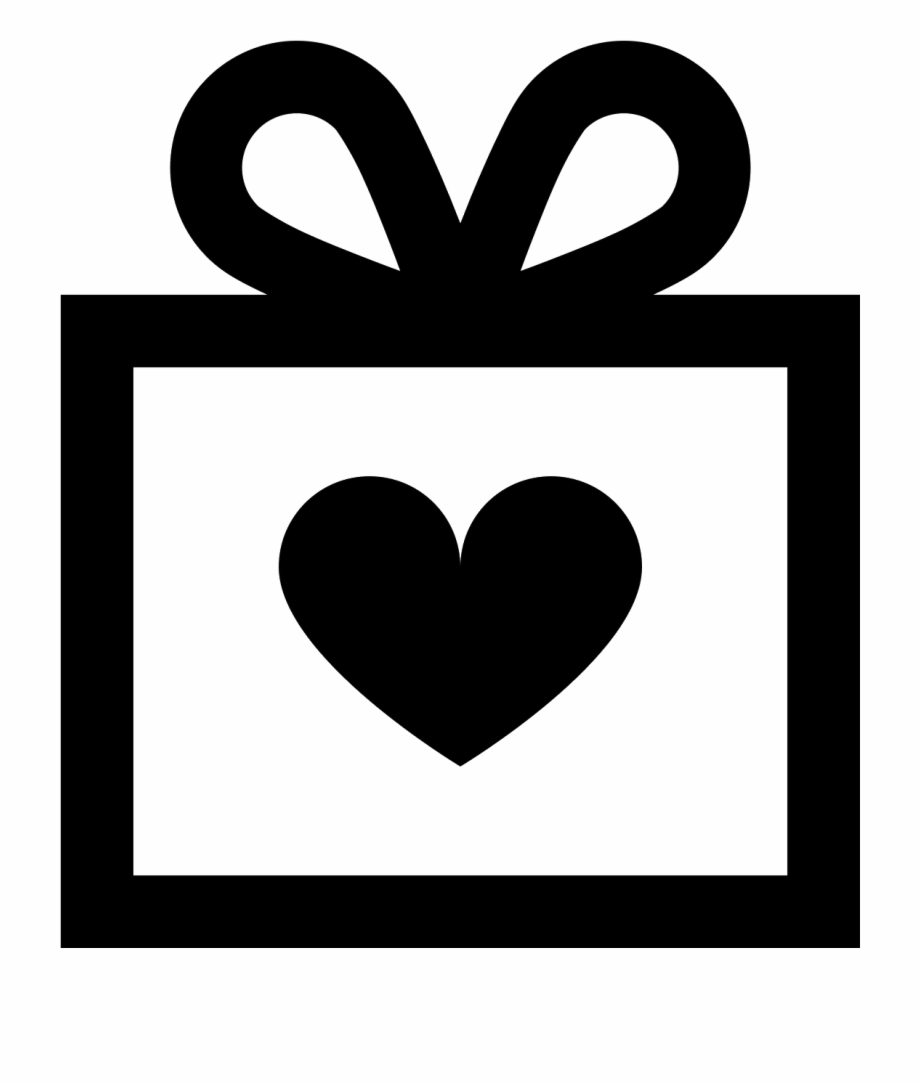 Wedding Gift Icon Png Download Heart