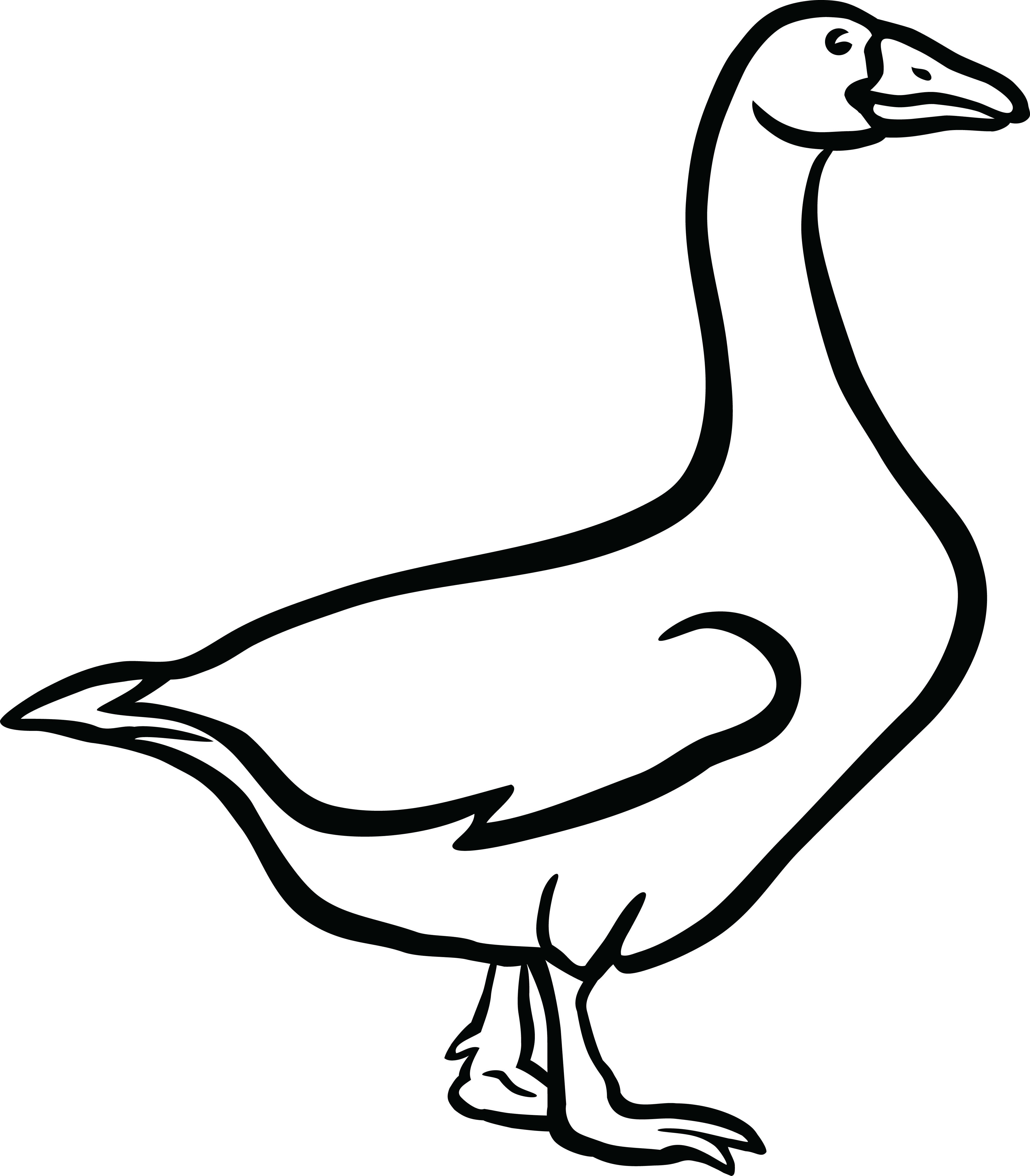 duck-clipart-black-and-white-png