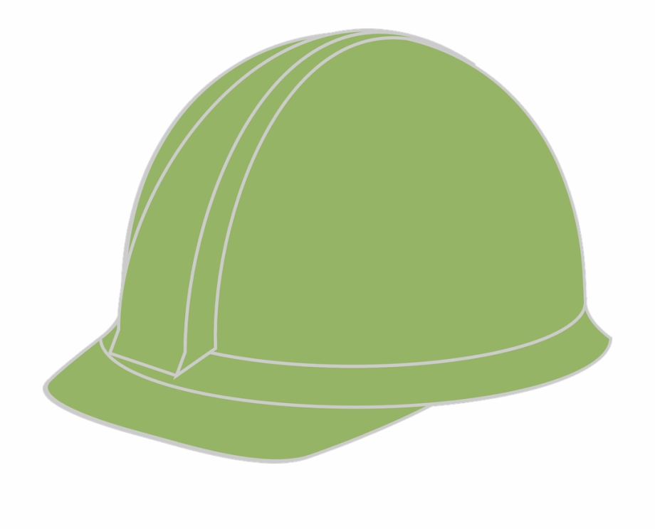 Hard Hat Helmet Green Equipment Safe Headgear Green