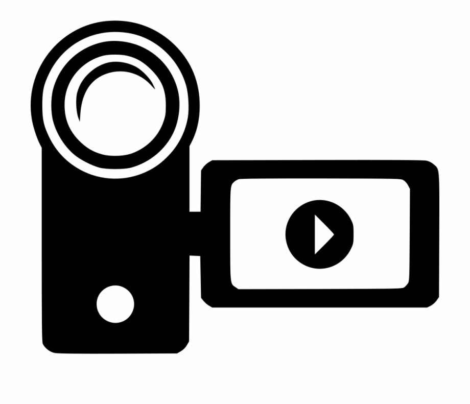 Svg Freeuse Library Fashioned Film Camera Icon Big Clip Art Library